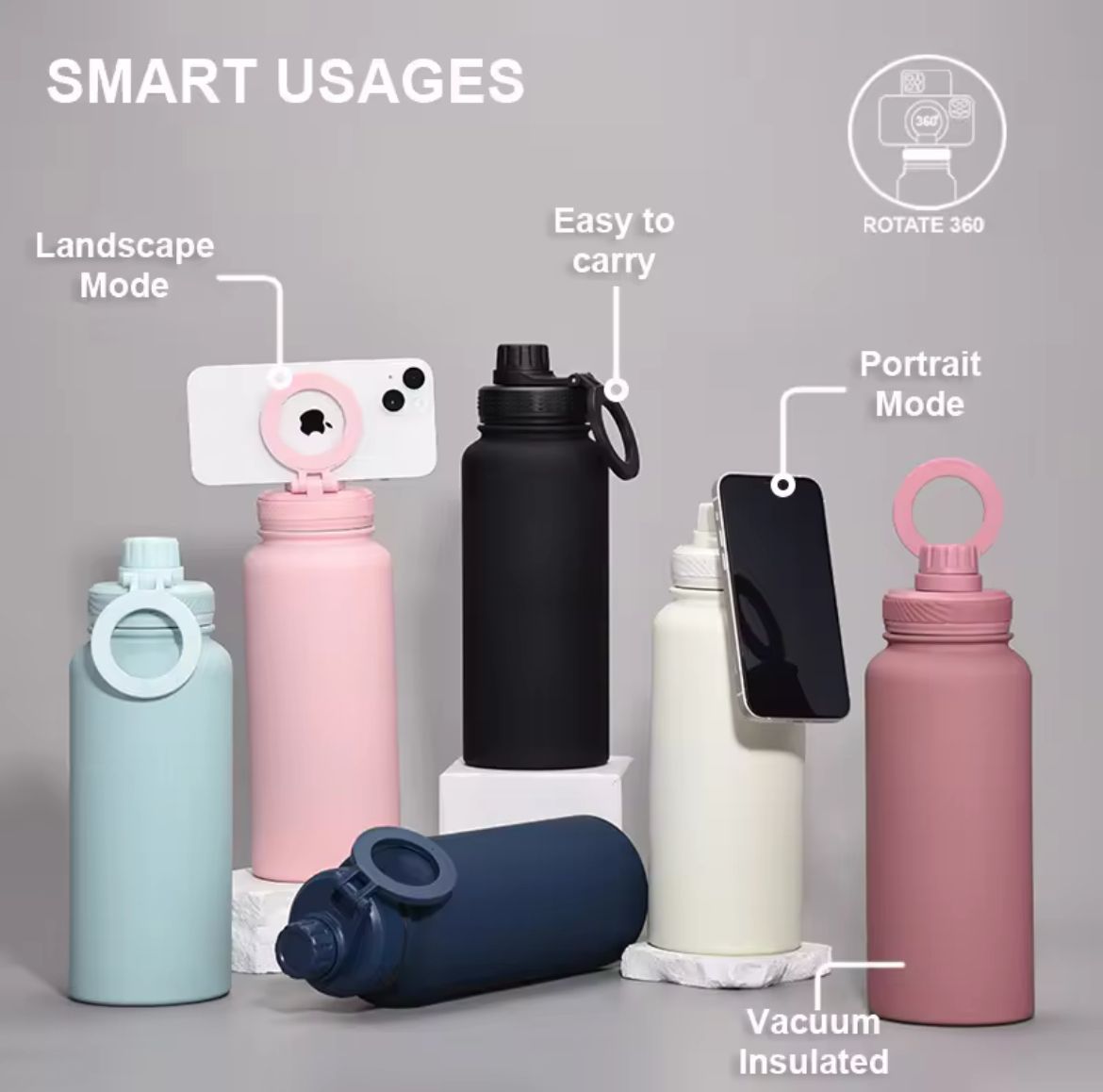 Iriss Smart Bottle/ Pink